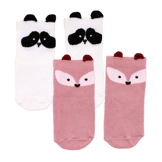 アティパス 靴下 アニマルズ ソックスセット パンダ キツネ